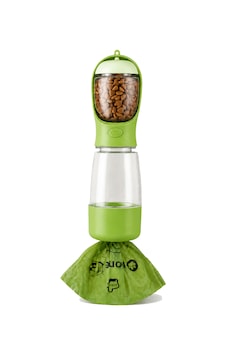 Mama Hazneli Seyahat Suluğu 400 Ml Taşınabilir Köpek Ve Kedi Su Kabı Atık Poşeti Bölmeli yeşil Mama Hazneli Seyahat Suluğu 400 Ml Taşınabilir Köpek Ve Kedi Su Kabı Atık Poşeti Bölmeli yeşil