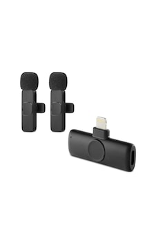 Kablosuz Çift Mikrofon Lıghtnıng Siyah Hdx2786 Kablosuz Çift Mikrofon Lıghtnıng Siyah Hdx2786