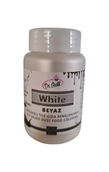 Dr. Gusto Beyaz Yağ Bazlı Toz Gıda Renklendirici 25 G Dr. Gusto Beyaz Yağ Bazlı Toz Gıda Renklendirici 25 G