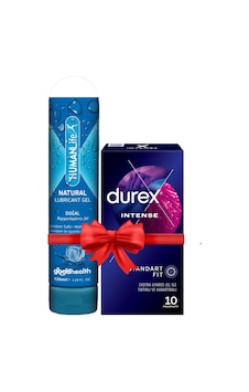 Humanlife Doğal Kayganlaştırıcı Jel 125 ML + Durex Intense Prezervatif 10'lu Humanlife Doğal Kayganlaştırıcı Jel 125 ML + Durex Intense Prezervatif 10'lu