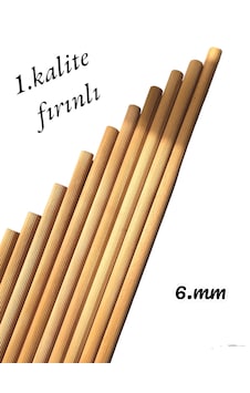 Ahşap Kavela Çıta Çubuk Kavela Yivli 6 Mm 50 Cm 12 Adet Ahşap Kavela Çıta Çubuk Kavela Yivli 6 Mm 50 Cm 12 Adet