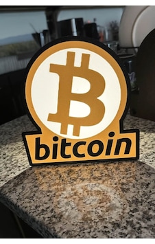 Bitcoin Tasarımlı Dekoratif Aydınlatma Çok Renkli Bitcoin Tasarımlı Dekoratif Aydınlatma Çok Renkli
