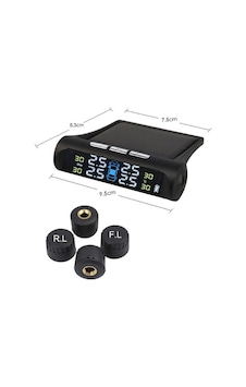 Xetec Tpms Renkli Ekran Pilli ve Güneş Enerjili Lbs