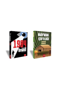 George Orwell 1984 + Hayvan Çiftliği Set 2 Kitap George Orwell 1984 + Hayvan Çiftliği Set 2 Kitap