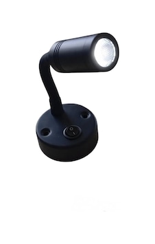 Mellifera Led Okuma Lambası Eko Döner Başlıklı Kısa 2w 12v/24v - Siyah-1857