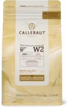Callebaut W2 Beyaz Drop Çikolata 1 Kg