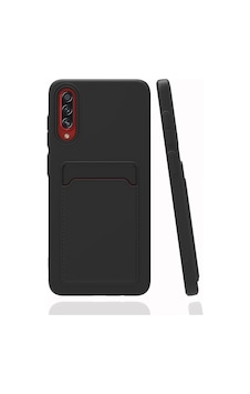 Fibaks Galaxy A70 Uyumlu Kılıf Kamera Korumalı Kartlıklı Cüzdanlı Kırmızı Tuşlu Siyah Silikon Kapak Fibaks Galaxy A70 Uyumlu Kılıf Kamera Korumalı Kartlıklı Cüzdanlı Kırmızı Tuşlu Siyah Silikon Kapak