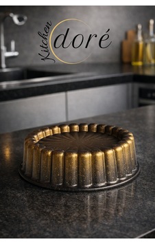 Turta Ve Tart Kek Kalıbı Royal Gold Kalın Döküm Üç Katmanlı Kaplama 525 Gram Altın Turta Ve Tart Kek Kalıbı Royal Gold Kalın Döküm Üç Katmanlı Kaplama 525 Gram Altın