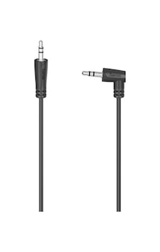 Hama 3.5mm 3.5mm 90 Stereo 1.5 M Kablo Siyah Hama 3.5mm 3.5mm 90 Stereo 1.5 M Kablo Siyah