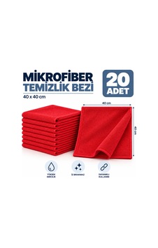 Temizlik Bezi Mikrofiber 40 40 Kırmızı 20 Adet - 920958446 Diğer Temizlik Bezi Mikrofiber 40 40 Kırmızı 20 Adet - 920958446 Diğer