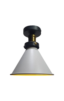 MYLİGHTS RETRO RUSTİK BEYAZ İÇİ ALTIN PLOFONYER AVİZE ARMATÜR 18 CM EN Beyaz MYLİGHTS RETRO RUSTİK BEYAZ İÇİ ALTIN PLOFONYER AVİZE ARMATÜR 18 CM EN Beyaz