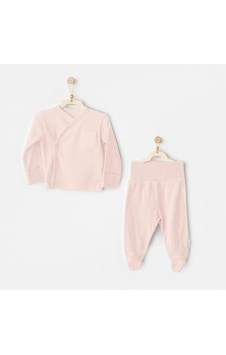 Andywawa Jacquard Basic 2'li Zıbın Takım Ac25557 Pembe Andywawa Jacquard Basic 2'li Zıbın Takım Ac25557 Pembe