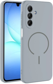 Samsung Uyumlu Galaxy A16 Kılıf M-safe Şarj Özellikli Zore Meta Kapak Titanyum-Gri Samsung Uyumlu Galaxy A16 Kılıf M-safe Şarj Özellikli Zore Meta Kapak Titanyum-Gri