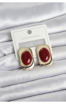 Bordo Renk Kare Model Vintage Kadın Küpe - Tj-bkp11658 Diğer Bordo Renk Kare Model Vintage Kadın Küpe - Tj-bkp11658 Diğer