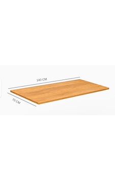 Modern Mdf Masa Tablası 70x140 Cm Dayanıklı, Şık Ve Çok Amaçlı Kullanım Meşe