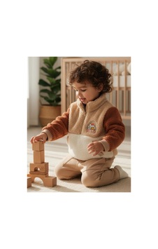 Altıntaş Baby Wild Peluş Fermuar Yakalı Sweat Ve Şardonlu Alt Premium Kalite Ürün Taba Taba Altıntaş Baby Wild Peluş Fermuar Yakalı Sweat Ve Şardonlu Alt Premium Kalite Ürün Taba Taba