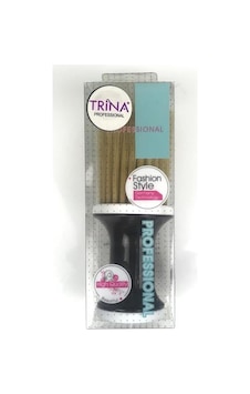 Trina Pudralı Ense Fırçası Doğal Kahve - Fr0026 Trina Pudralı Ense Fırçası Doğal Kahve - Fr0026