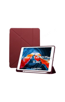 A9 11inç X210 X215 X216 İle Uyumlu Kılıf Kalem Bölmeli Trifolding Case Mürdüm Sku: Zeusb0dy69qdls Arka Kapak