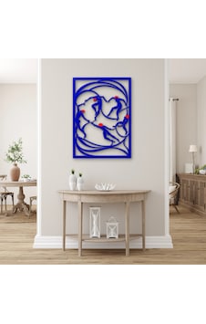 Mavi Dans Eden Figürler Metal Tablo 58x80 Cm Çok Renkli Mavi Dans Eden Figürler Metal Tablo 58x80 Cm Çok Renkli