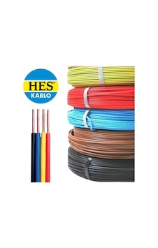 Hes,1,5 MMI Nya Mavi  Bakır Kablo (100 Metre)