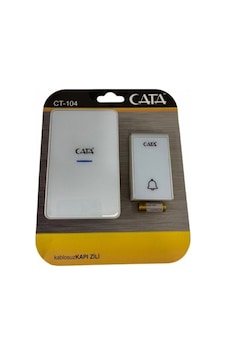 Cata Ct-104 Uzaktan Kumandalı Kapı Zili Lüks Model Beyaz Renk Cata Ct-104 Uzaktan Kumandalı Kapı Zili Lüks Model Beyaz Renk
