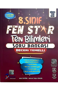 Saydam Yayınları 8. Sınıf Lgs Fen Bilimleri Soru Bankası Fen Star