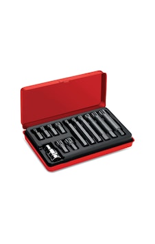 Dht 3/8 Spline Power Bits Seti 13 Parça