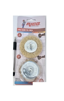 Ricopimli Daire Tel Fırça Seti 2 Parça