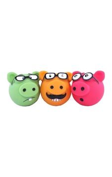 Piggles Komik Surat Desenli Sesli Köpek Oyuncağı 3'lü Paket Piggles Komik Surat Desenli Sesli Köpek Oyuncağı 3'lü Paket