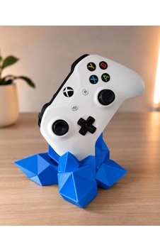 Xbox Uyumlu Kristal Tasarımlı Gamepad Standı - Xbox Kol Standı - Mavi Xbox Uyumlu Kristal Tasarımlı Gamepad Standı - Xbox Kol Standı - Mavi