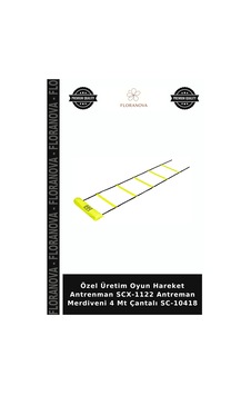 Özel Üretim Oyun Hareket Antrenman Scx-1122 Antreman Merdiveni 4 Mt Çantalı Sc-10418 Özel Üretim Oyun Hareket Antrenman Scx-1122 Antreman Merdiveni 4 Mt Çantalı Sc-10418