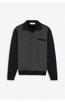 Süvari Siyah Regular Fermuarlı Polo Yaka Kazak Tr2013700498-s09 Siyah Süvari Siyah Regular Fermuarlı Polo Yaka Kazak Tr2013700498-s09 Siyah