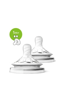 Philips Avent Scf042/27 Natural1M+ 2 Damla Biberon Emziği 2'li Philips Avent Scf042/27 Natural1M+ 2 Damla Biberon Emziği 2'li
