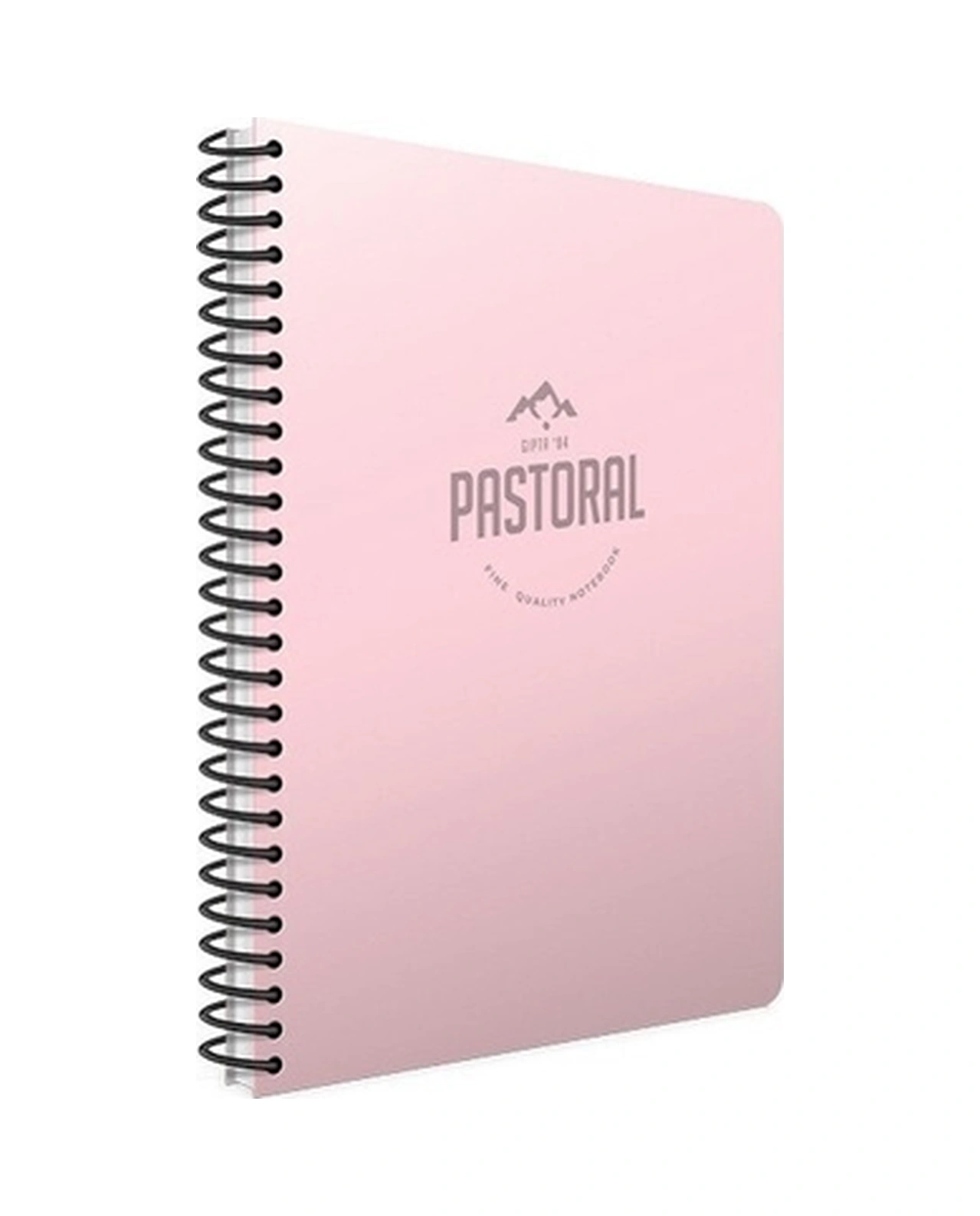 Pastoral Spiralli Plastik Kapak Defter 17x24 Cm 96 Yaprak Çizgisiz