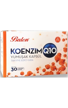 Balen Koenzim Q10 650 Mg 30 Yumuşak Kapsül Balen Koenzim Q10 650 Mg 30 Yumuşak Kapsül