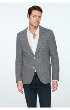 Morven Erkek Lacivert Örme Trend Desenli Slim Fit Mono Yaka Ceket 26ms002014200 Lacivert Morven Erkek Lacivert Örme Trend Desenli Slim Fit Mono Yaka Ceket 26ms002014200 Lacivert