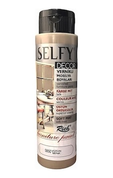 Rich Selfy Decor Kendinden Vernikli Mobilya Boyası 500 Cc Vizon Rich Selfy Decor Kendinden Vernikli Mobilya Boyası 500 Cc Vizon