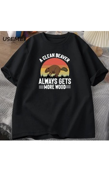 Flood Of Style Temiz Bir Kunduz Her Zaman Daha Ahşap T Shirt Erkekler Komik Yetişkin Mizah T-shirt Pamuklu T Siyah Flood Of Style Temiz Bir Kunduz Her Zaman Daha Ahşap T Shirt Erkekler Komik Yetişkin Mizah T-shirt Pamuklu T Siyah