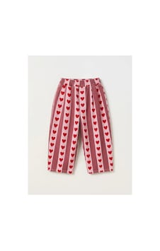 Poala Kids Çizgi Kalpli Balloon Jeans Çok Renkli Poala Kids Çizgi Kalpli Balloon Jeans Çok Renkli