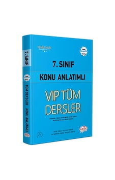 7.Sınıf VIP Tüm Dersler Konu Anlatımlı - Mavi Kitap - Editör 7.Sınıf VIP Tüm Dersler Konu Anlatımlı - Mavi Kitap - Editör
