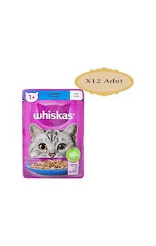 Whiskas Pouch Ton Balıklı Yetişkin Kedi Mama 12 x 85 G Whiskas Pouch Ton Balıklı Yetişkin Kedi Mama 12 x 85 G