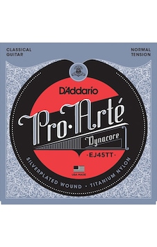 D'addario Ej45Tt Dynacore Titanium Normal Tension Takım Tel Klasik D'addario Ej45Tt Dynacore Titanium Normal Tension Takım Tel Klasik