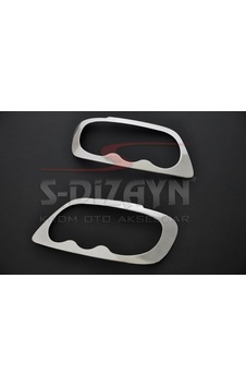 S-Dizayn  Volkswagen Caddy Krom Far Çerçevesi 2 Prç 2004-2010
