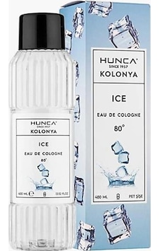 Hunca 80 Derece Ice EDC Kolonya Pet Şişe 400 ML Hunca 80 Derece Ice EDC Kolonya Pet Şişe 400 ML