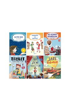 İlokul1.2.ve3.sınıf Hiç Göründüğü Gibi Değil / Tablet, Biri Beni Alkışlasın,sarı Balonun Yolculuğu.6 Kitap Set İlokul1.2.ve3.sınıf Hiç Göründüğü Gibi Değil / Tablet, Biri Beni Alkışlasın,sarı Balonun Yolculuğu.6 Kitap Set