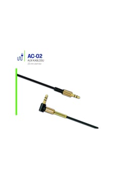 Sunix Ac-02 3.5Mm Aux Kablo L Tipi Yayli 1 Metre