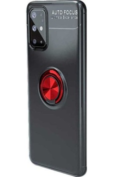 Galaxy S20 Plus Kılıf Zore Ravel Silikon Kapak Siyah-Kırmızı Galaxy S20 Plus Kılıf Zore Ravel Silikon Kapak Siyah-Kırmızı