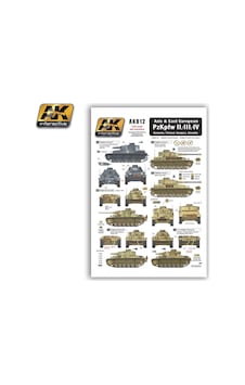 Ak 812 1/35 Axis&doğu Avrupa Pz.kpfw Iı/ııı/ıv Tank Dekalleri Ak 812 1/35 Axis&doğu Avrupa Pz.kpfw Iı/ııı/ıv Tank Dekalleri