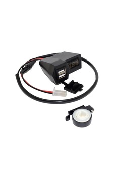 Motosiklet Gidonu Led Dijital Ekran Şarj Soketi Voltmetre Adaptör Motosiklet Gidonu Led Dijital Ekran Şarj Soketi Voltmetre Adaptör
