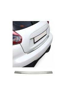 Nissan Juke I 2015-2019 Uyumlu Krom Arka Tampon Eşiği Paslanmaz Çelik Taşlı Mat